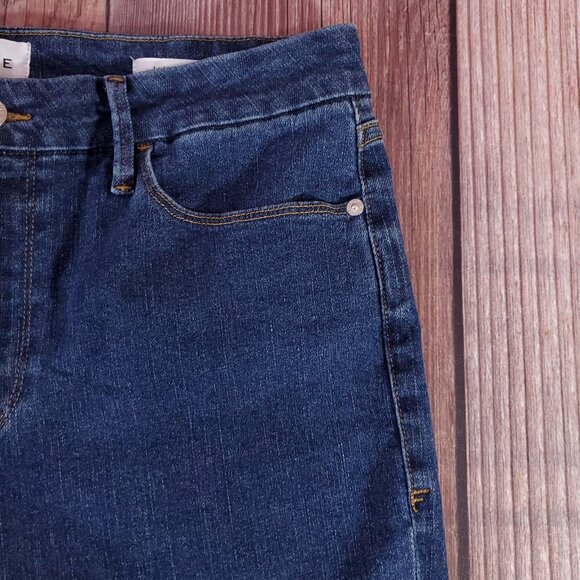 Frame Womens Size 31X33 Le Mini Boot Somerland Denim Jeans - Picture 7 of 15